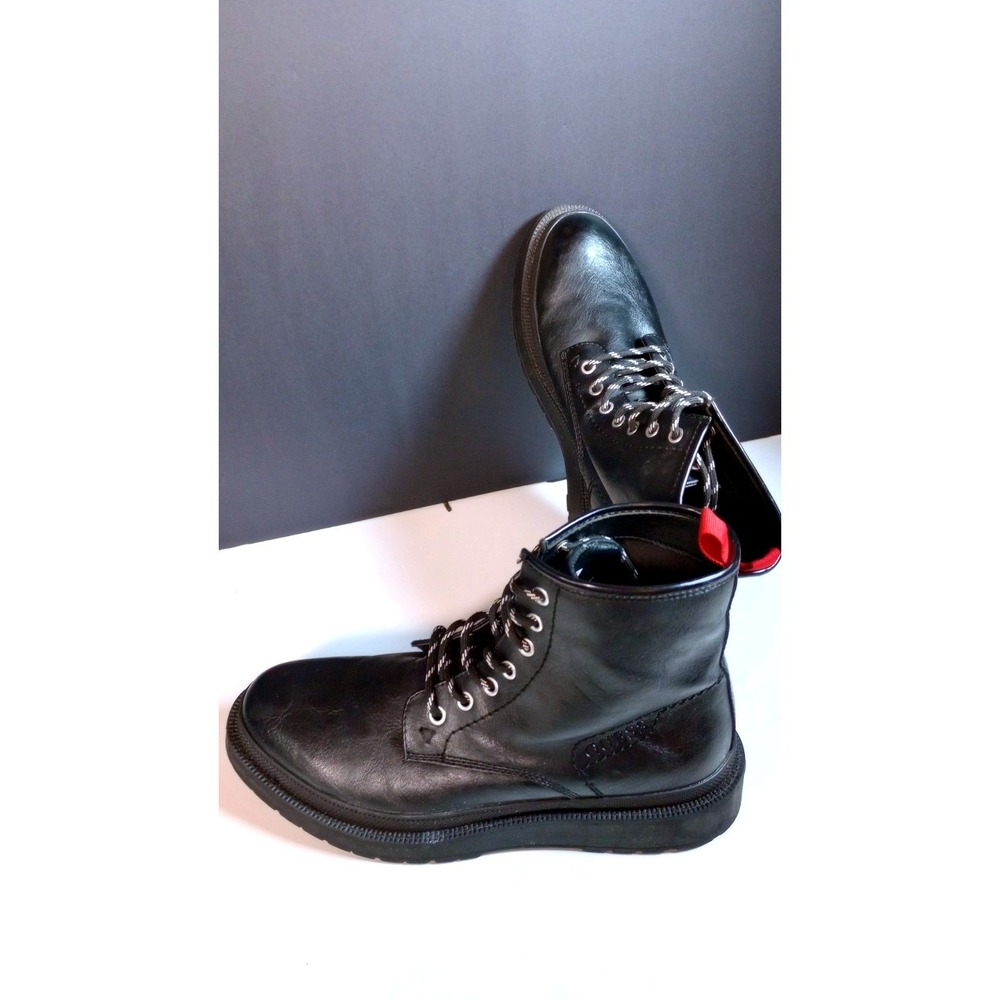 Guess USA Mens Black Combat Boot GM Citizen Size 9
